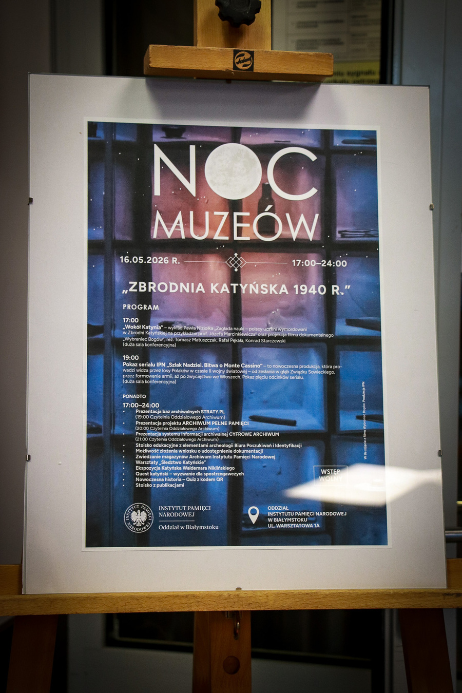 Noc Muzeów w Oddziale Instytutu Pamięci Narodowe w Białymstoku – 16 maja 2026, fot. Izabela Kuna (IPN)