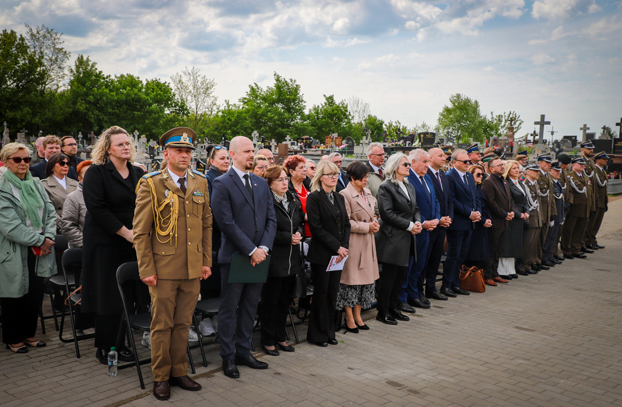 Odsłonięcie i poświęcenie tablicy memoratywnej poświęcone Żołnierzom 2. Korpusu Polskiego – Synom Ziemi Grajewskiej – 18 maja 2026, fot. Paula Prudziłowicz (IPN)
