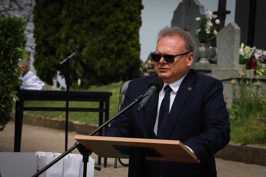 Odsłonięcie i poświęcenie tablicy memoratywnej poświęcone Żołnierzom 2. Korpusu Polskiego – Synom Ziemi Grajewskiej – 18 maja 2026, fot. Paula Prudziłowicz (IPN)