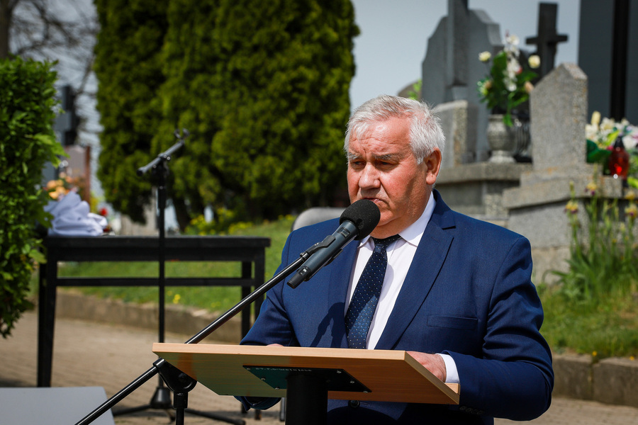 Odsłonięcie i poświęcenie tablicy memoratywnej poświęcone Żołnierzom 2. Korpusu Polskiego – Synom Ziemi Grajewskiej – 18 maja 2026, fot. Paula Prudziłowicz (IPN)