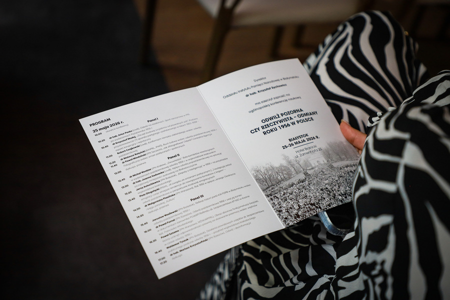 Ogólnopolska Konferencja Naukowa „Odwilż pozorna czy rzeczywista – odmiany roku 1956 w Polsce” – 25-26 maja 2026, fot. Paula Prudziłowicz (IPN)