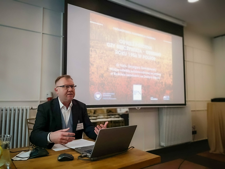 Ogólnopolska Konferencja Naukowa „Odwilż pozorna czy rzeczywista – odmiany roku 1956 w Polsce” – 25-26 maja 2026, fot. (IPN)