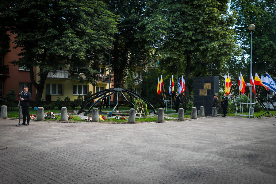 85. rocznica spalenia Wielkiej Synagogi w Białymstoku – 26 czerwca 2026, fot. Paula Prudziłowicz (IPN)