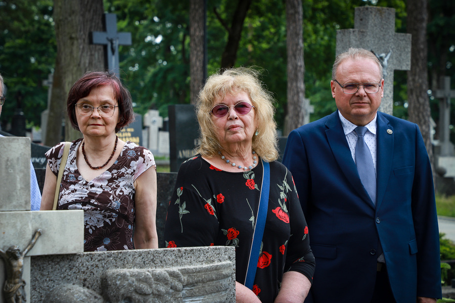 Uroczystość oznaczenia mogiły ppłk. Władysława Kaufmana ,,Bogusława” tabliczką grób weterana w Białymstoku – 30 czerwca 2026, fot. Paula Prudziłowicz (IPN)