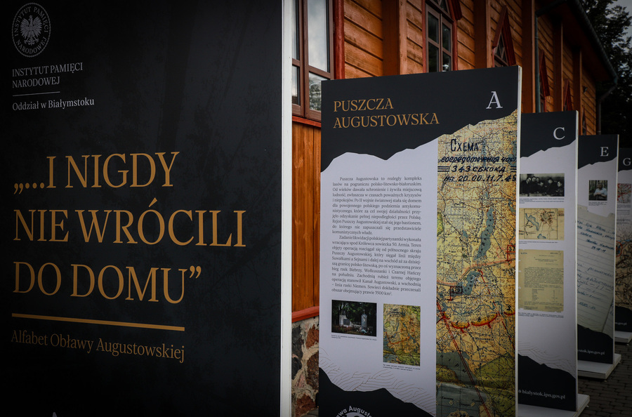 Zginęli, bo byli Polakami – główne uroczystości 81. rocznicy Obławy Augustowskiej w Gibach – 19 lipca 2026, fot. Paula Prudziłowicz (IPN)