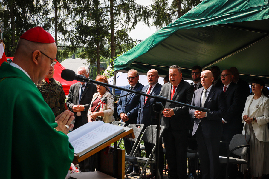 Zginęli, bo byli Polakami – główne uroczystości 81. rocznicy Obławy Augustowskiej w Gibach – 19 lipca 2026, fot. Paula Prudziłowicz (IPN)
