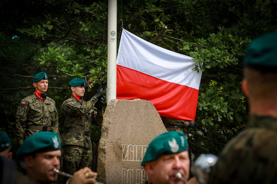 Zginęli, bo byli Polakami – główne uroczystości 81. rocznicy Obławy Augustowskiej w Gibach – 19 lipca 2026, fot. Paula Prudziłowicz (IPN)