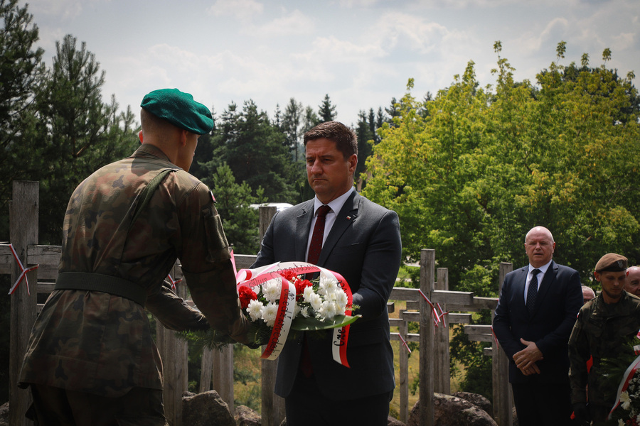 Zginęli, bo byli Polakami – główne uroczystości 81. rocznicy Obławy Augustowskiej w Gibach – 19 lipca 2026, fot. Paula Prudziłowicz (IPN)