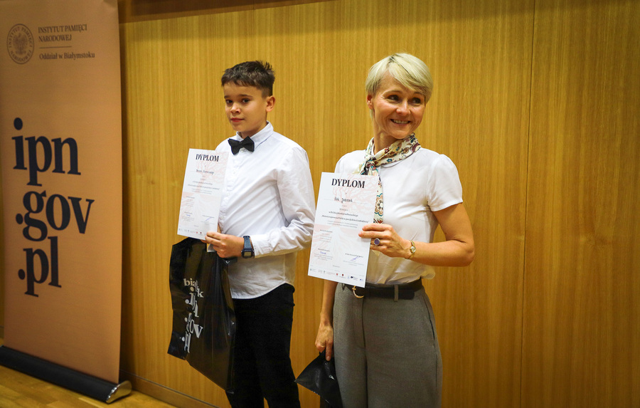 Gala IX edycji Konkursu Poetyckiego „Historia najnowsza Polski w poezji dzieci i młodzieży” – 21 października 2026, fot. Paula Prudziłowicz (IPN)