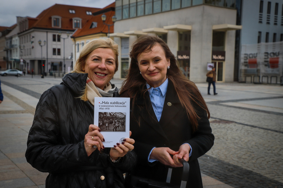 Otwarcie wystawy plenerowej pt. „Kres epoki stalinowskiej. Październik ’56” w 70. rocznicę wydarzeń Polskiego Października – 22 października 2026, fot. Paula Prudziłowicz (IPN)