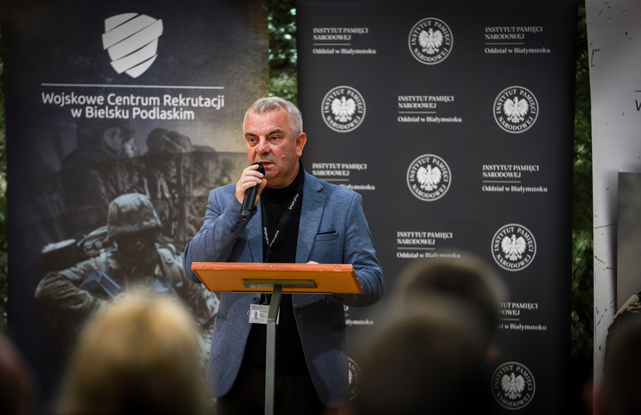Trzecia edycja projektu edukacyjnego „Sztandar – znak szczególnego znaczenia” w Szkole Podstawowej nr 5 im. Szarych Szeregów w Bielsku Podlaskim – 22 października 2026, fot. Paula Prudziłowicz (IPN)
