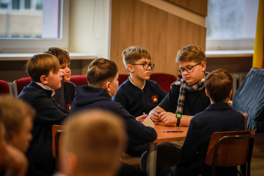 Zajęcia edukacyjne w Gimnazjum im. Jana Śniadeckiego w Solecznikach – 26 października 2026, fot. Paula Prudziłowicz (IPN)