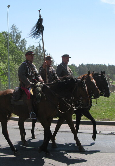 Członkowie Szwadronu Kawalerii im. 10 PUL