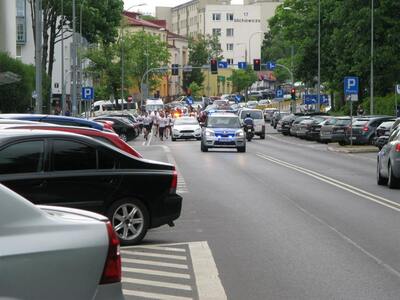 Biegacze na ulicach Białegostoku