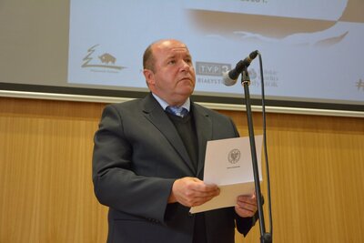 Nazwiska laureatów I miejsca w konkursie ogłosił dr hab. Piotr Kardela dyrektor Oddziału IPN w Białymstoku