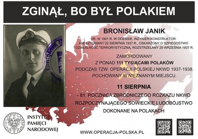 Plakat Bronisław Janik