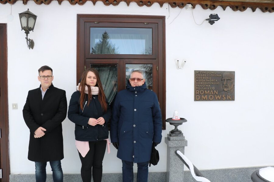 Uroczyste obchody 80. rocznicy śmierci Romana Dmowskiego