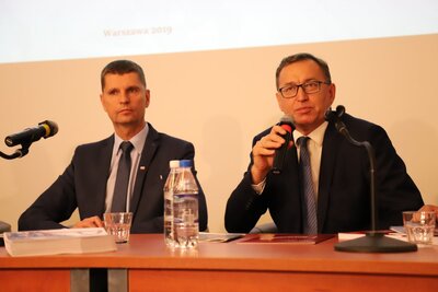 Minister edukacji narodowej Dariusz Piontkowski oraz prezes IPN dr Jarosław Szarek