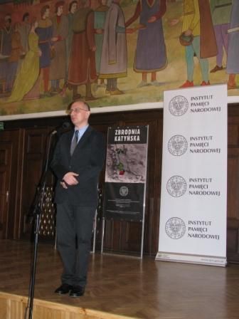 Naczelnik Delegatury IPN w Olsztynie dr hab. Grzegorz Jasiński