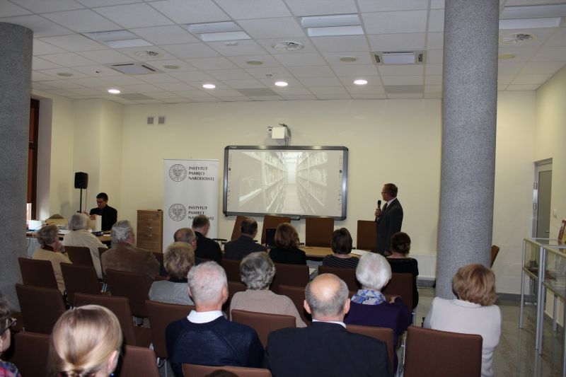 O zasobie archiwalnym opowiadał naczelnik OBUiAD Eugeniusz Korneluk