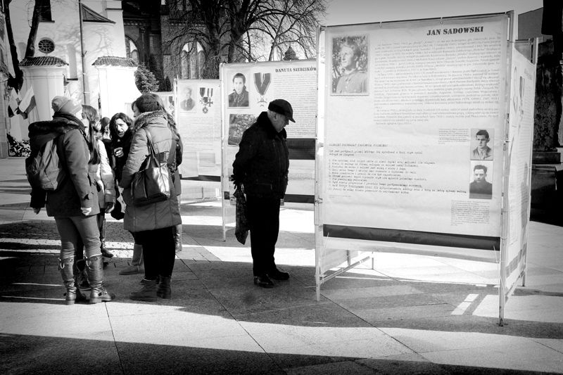 Wystawa o Żołnierzach Wyklętych na Rynku Kościuszki