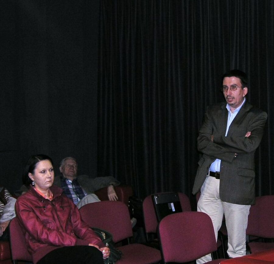 Dr Tomasz Łabuszewski na promocji albumu w Olsztynie