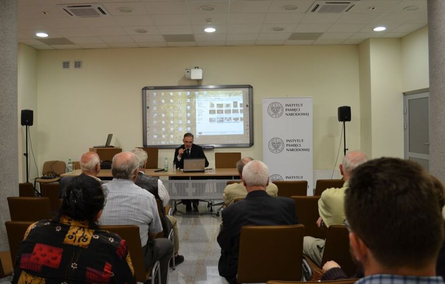 Dr Maciej Korkuć na białostockim Przystanku Historia