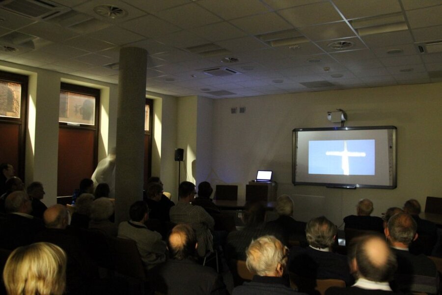 Reportaż wprowadził zebranych w klimat tragedii rodzin, które straciły w Obławie swoich bliskich 