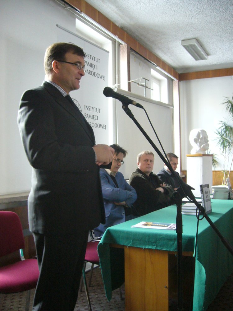 Wystąpienie prof. Tadeusza Wolszy 