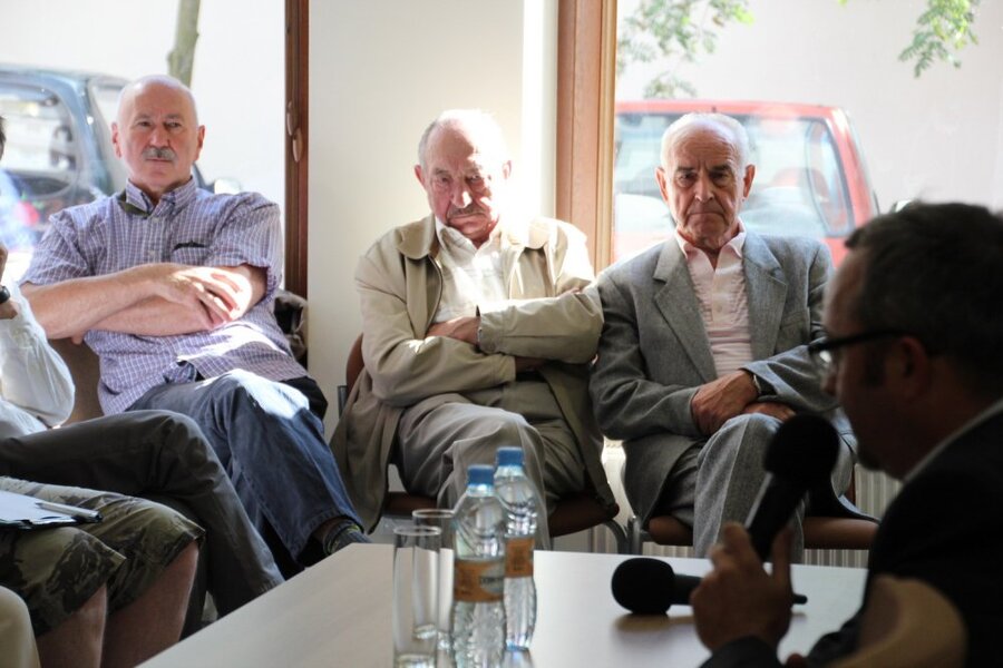 Uczestnicy słuchali wywodów badacza z wielkim zainteresowaniem