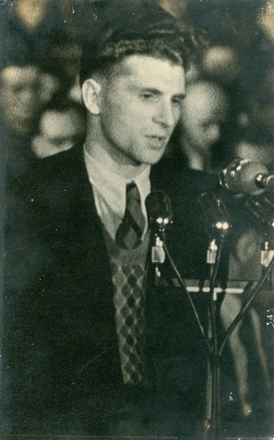 Dionizy Sosnowski podczas procesu, na którym skazano go na karę śmierci