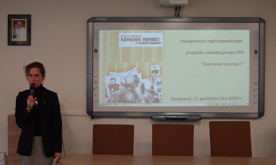 O idei projektu mówiła wicedyrektor BEP Kamila Sachnowska 