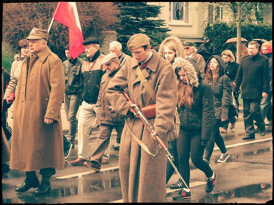 Przemarsz ulicami Białegostoku