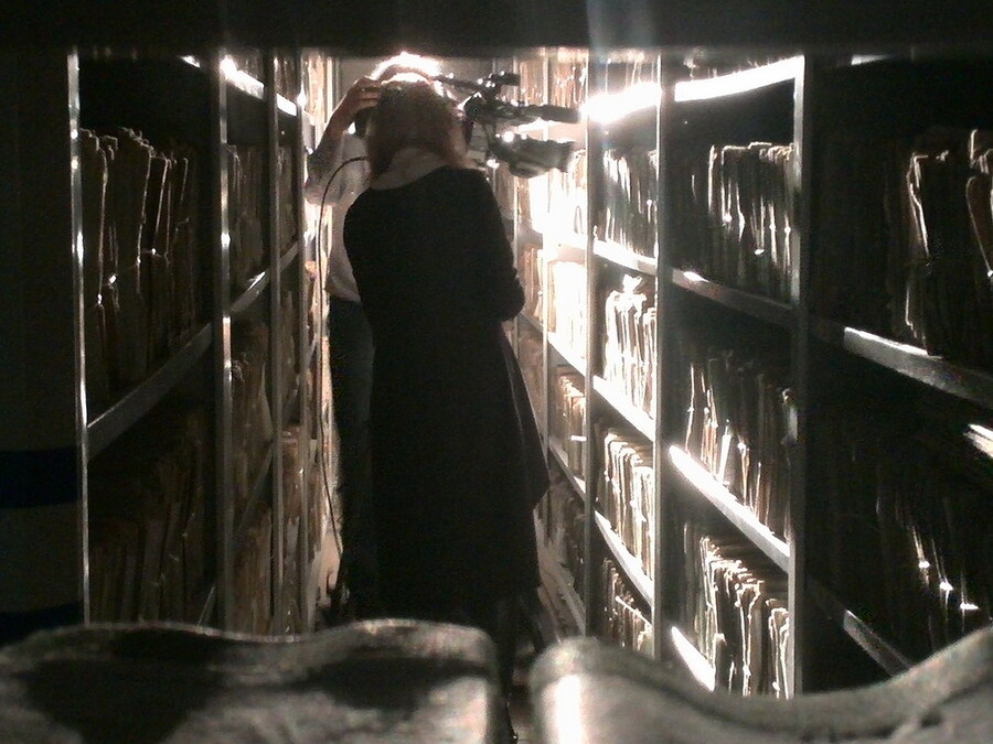 Sceny w archiwum OBUiAD w Białymstoku