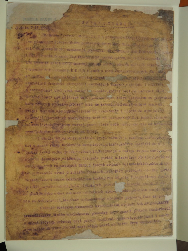 Dokumenty po konserwacji