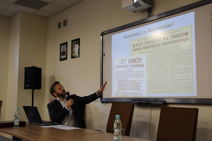Dr Łukasz Lubicz-Łapiński przypomniał genealogię rodu Kamieńskich