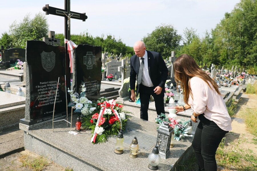 75. rocznica bitwy w Miodusach Pokrzywnych, fot. P.L.