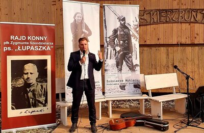 Memoriał płk. Zygmunta Szendzielarza „Łupaszki”, fot. Delegatura IPN Olsztyn