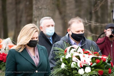 Dzień Pamięci Ofiar Zbrodni Katyńskiej, delegacja IPN w Białymstoku, fot. P. Bezubik IPN Białystok