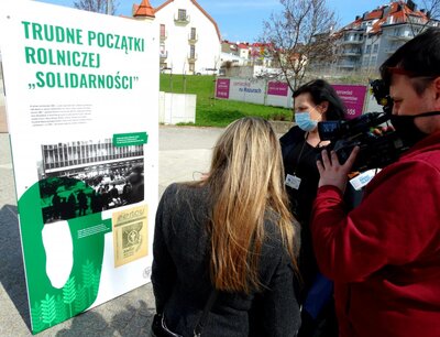 Otwarcie wystawy „TU rodziła się Solidarność Rolników”, fot. Delegatura IPN Olsztyn
