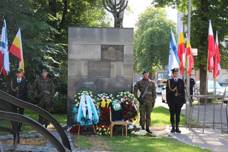 78. rocznica powstania w Gettcie Białostockim. Fot. P. Bezubik IPN Białystok