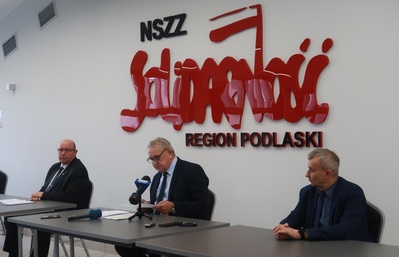 Konferencja prasowa poświęcona programowi obchodów 40. rocznicy wprowadzenia stanu wojennego w Polsce