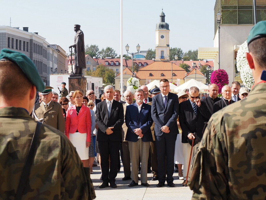 Uroczystości w 70. rocznicę śmierci ppłk. Aleksandra Rybnika – Białystok, 12 września 2016