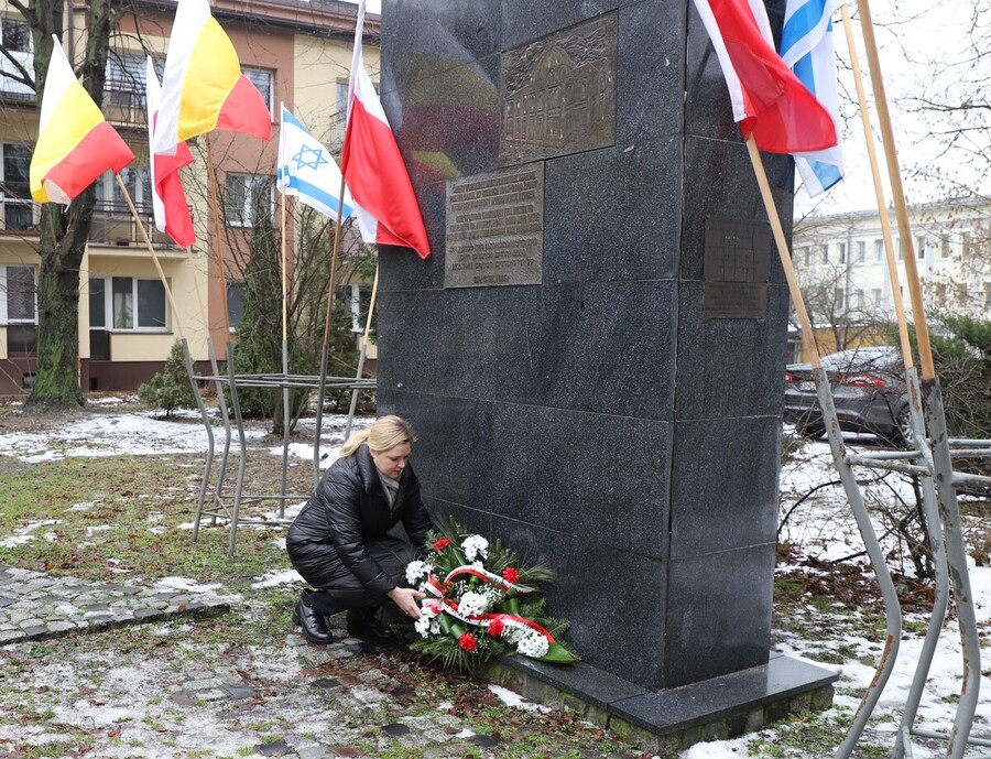Międzynarodowy Dzień Pamięci o Ofiarach Holokaustu. Fot. A.Piekarska IPN Białystok