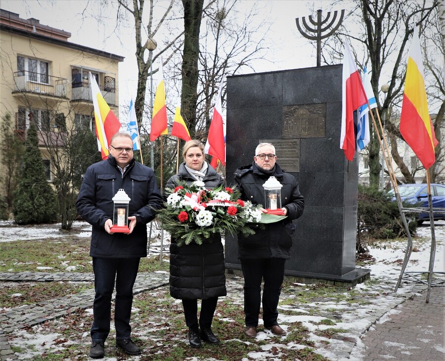 Międzynarodowy Dzień Pamięci o Ofiarach Holokaustu. Fot. A.Piekarska IPN Białystok