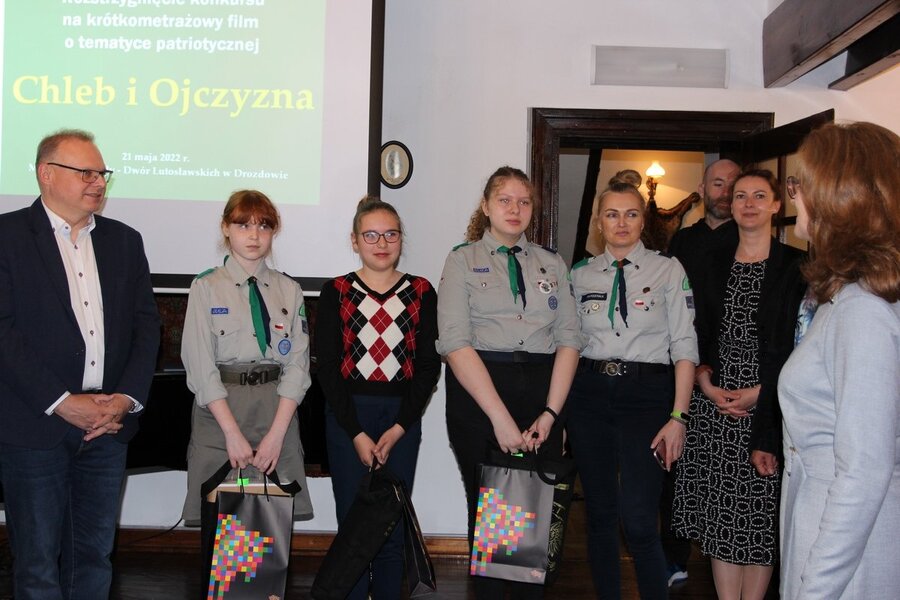 Finał konkursu na film krótkometrażowy o tematyce patriotycznej "Chleb i Ojczyzna" - Drozdowo, 21 maja 2022, Fot. Muzeum Drozdowo
