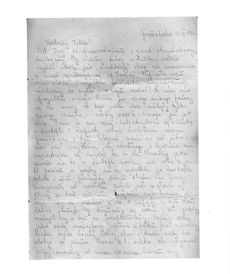 List Eugenii Simson z zesłania