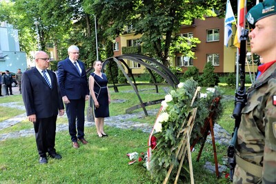 81. rocznica spalenia Wielkiej Synagogi - Białystok, 27 czerwca 2022, Fot. Natalia Krzywicka