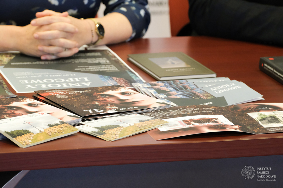 Konferencja prasowa poświęcona inicjatywom IPN w ramach obchodów 77. rocznicy Obławy Augustowskiej - Białystok, 6 lipca 2022, Fot. Paweł Bezubik IPN
