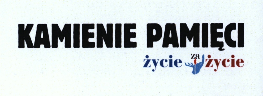 Baner projektu „Kamienie pamięci”